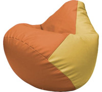 Кресло-мешок Flagman Груша Макси Г2.3-2008 оранжевый/охра