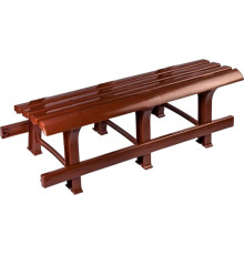 Скамейка Стандарт пластик 120-0040 шоколадный