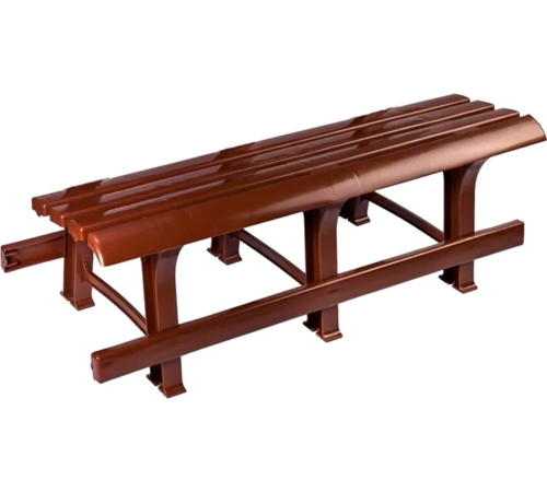 Скамейка Стандарт пластик 120-0040 шоколадный