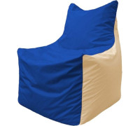 Кресло-мешок Flagman Фокс Ф2.1-121 синий/бежевый