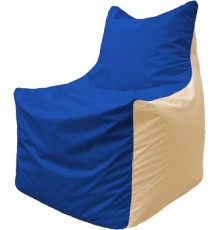 Кресло-мешок Flagman Фокс Ф2.1-121 синий/бежевый