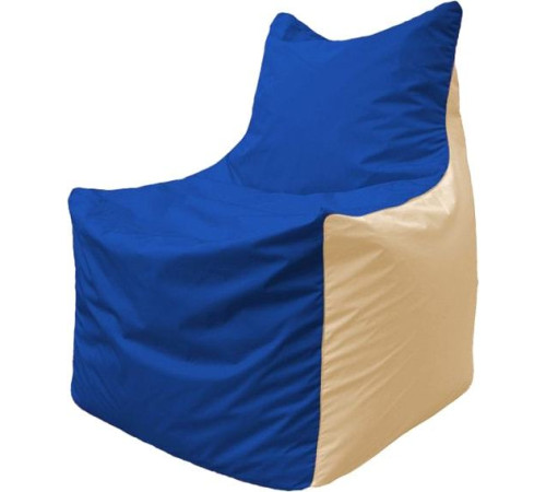 Кресло-мешок Flagman Фокс Ф2.1-121 синий/бежевый
