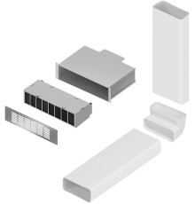 Комплект воздуховодов MAUNFELD MIDS834 с фильтром CF314MW для MIHC834SF2BK
