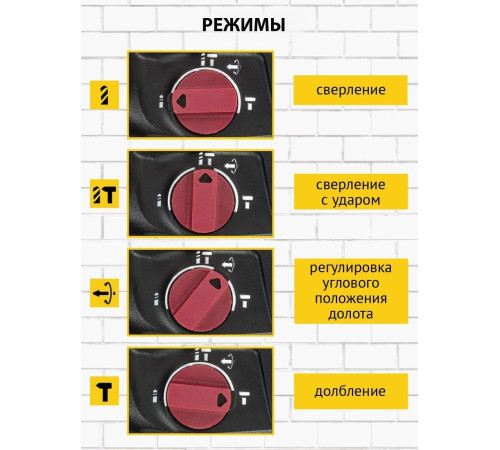 Перфоратор Pioneer Tools RH-M850-01C кейс