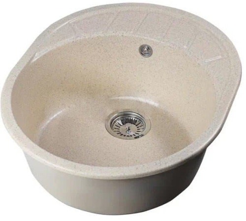 Кухонная мойка Marblan Ovata L гранит, с сифоном