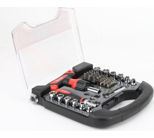 Набор отвертка с битами и головками P.I.T. Advance HSDR04-0048 48 предметов