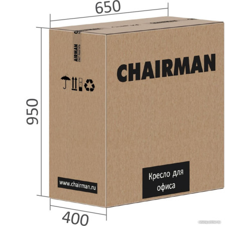 Офисное кресло CHAIRMAN CH583 серый