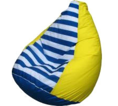 Кресло-мешок Flagman Груша Г2.1-0717 желтый в полоску