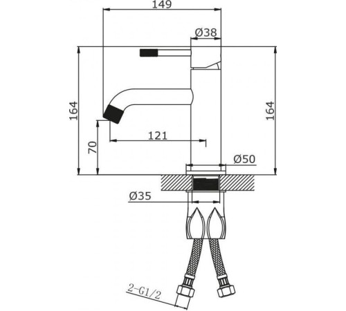 Смеситель Vieir V402511R