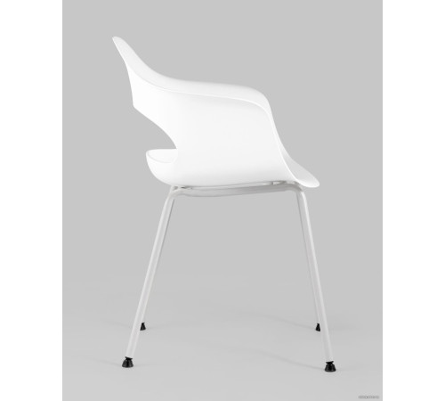 Стул с подлокотниками Stool Group Lady белый