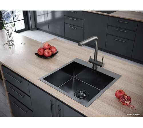 Кухонная мойка Paulmark Kroner 59 PM215951-GM
