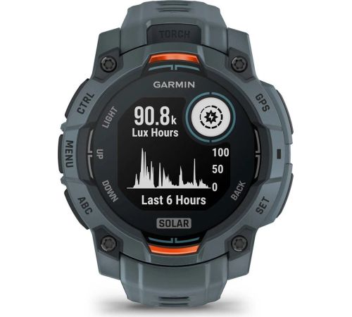 Умные часы Garmin Instinct 3 Solar 45 мм серый