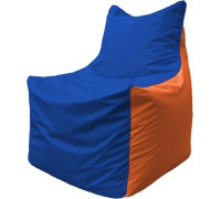 Кресло-мешок Flagman Фокс Ф2.1-127 синий/оранжевый