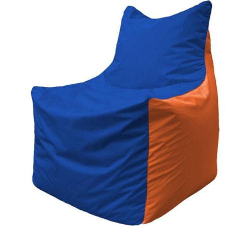 Кресло-мешок Flagman Фокс Ф2.1-127 синий/оранжевый