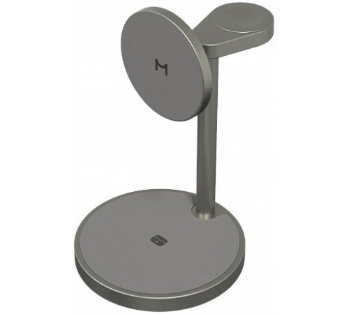 Беспроводное зарядное Magssory Base Pro Wireless Qi2 WCH012t титановый