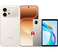 Телефон HONOR 600 Dual SIM 12GB/256GB международная версия бежевый + планшет HONOR Pad X7 LTE 4GB/128GB серый по акции