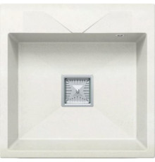 Кухонная мойка Polygran Blade 500 белый хлопок