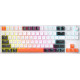 Клавиатура JEGG ZA87 Pro White Black Orange TNT Yellow