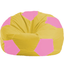 Кресло-мешок Flagman Мяч Стандарт М1.1-257 желтый/розовый