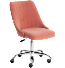 Кресло TetChair Swan флок, розовый