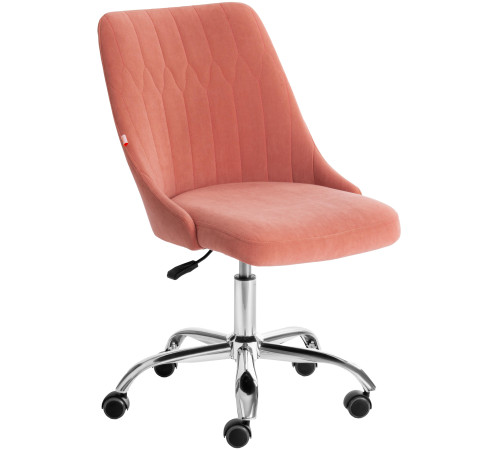 Кресло TetChair Swan флок, розовый