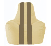 Кресло-мешок Flagman Спортинг С1.1-136 бежевый/темно-бежевый