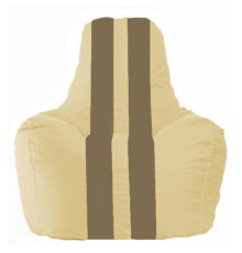 Кресло-мешок Flagman Спортинг С1.1-136 бежевый/темно-бежевый