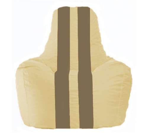 Кресло-мешок Flagman Спортинг С1.1-136 бежевый/темно-бежевый