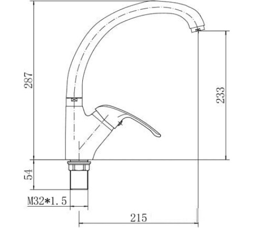 Смеситель Fashun A4105-2