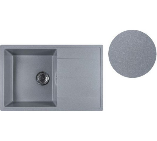 Кухонная мойка AV Engineering Benefit AVE730470SLA серебристый