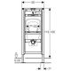 Инсталляция для писсуара Geberit DuoFix 111.686.00.1
