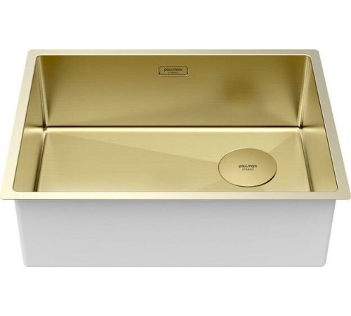 Кухонная мойка Paulmark Next-Skew 58 UNI PM885844-LG золото/светлое золото