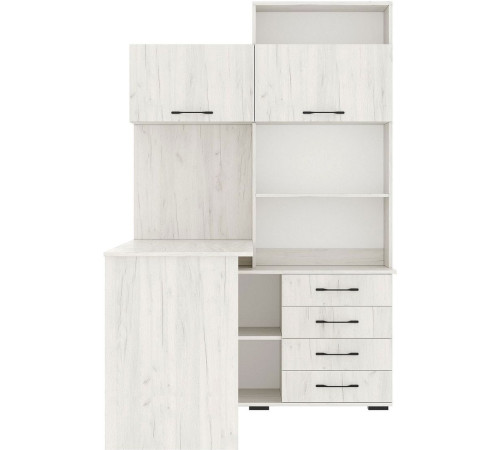 Стол Памир ПКС-11 левый крафт белый