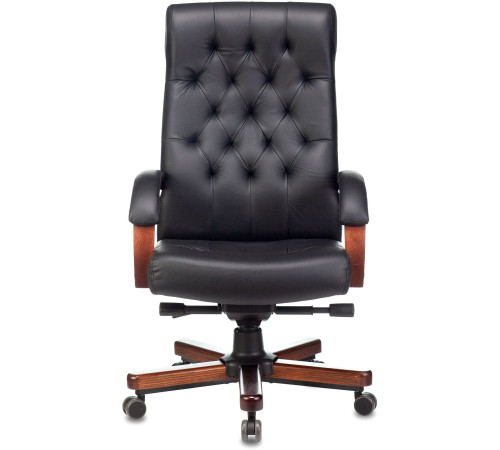 Кресло Бюрократ T-9928WALNUT черный