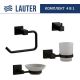 Набор аксессуаров для ванной Lauter 21SH6062 + 21SH6052 + 21SH6092 + 21SH6072 Matt Black, 4 предмета