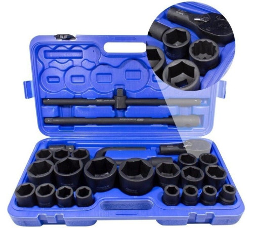 Набор трещотка с головками FORSAGE F-68262-5 MPB 26 предметов