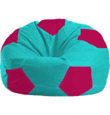 Кресло-мешок Flagman Мяч Стандарт М1.1-284 бирюзовый/малиновый