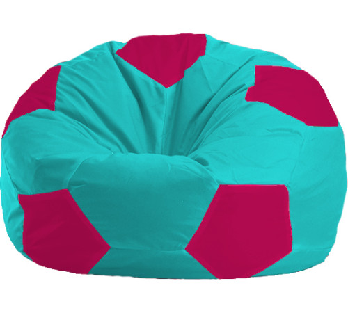 Кресло-мешок Flagman Мяч Стандарт М1.1-284 бирюзовый/малиновый