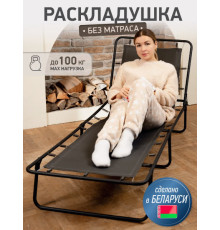 Раскладушка MishLex 192x65 см серый