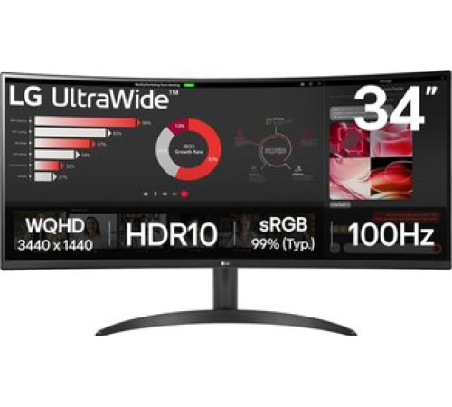Монитор LG UltraWide 34WR50QK-B