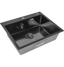 Кухонная мойка ARFEKA Eco AR PVD Nano Decor Millet Grains 70x50 черный