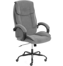 Офисное кресло TetChair Oreon metalBL велюр серый, 29