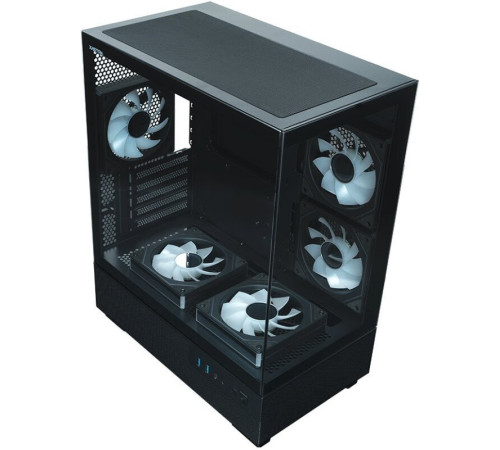 Корпус XASTRA Q400M 5ARGB-C6-UC черный