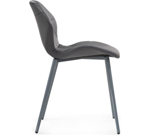 Стул Woodville Вальд 464192 экокожа серый/серый глянец