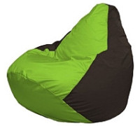 Кресло-мешок Flagman Груша Мини L Г0.1-165 салатовый/коричневый