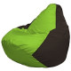 Кресло-мешок Flagman Груша Мини L Г0.1-165 салатовый/коричневый