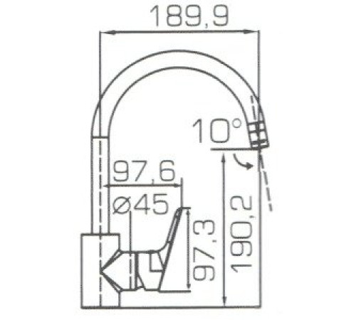 Смеситель Bravat Drop F74898C-1