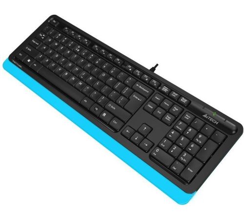 Клавиатура A4Tech Fstyler FK10 черный/синий