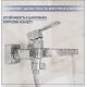 Смеситель Lauter Cascade 21CK6615C с лейкой Nevada 21S10146