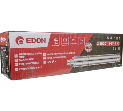 Скважинный насос Edon 3.5QGD1.4-85-0.55